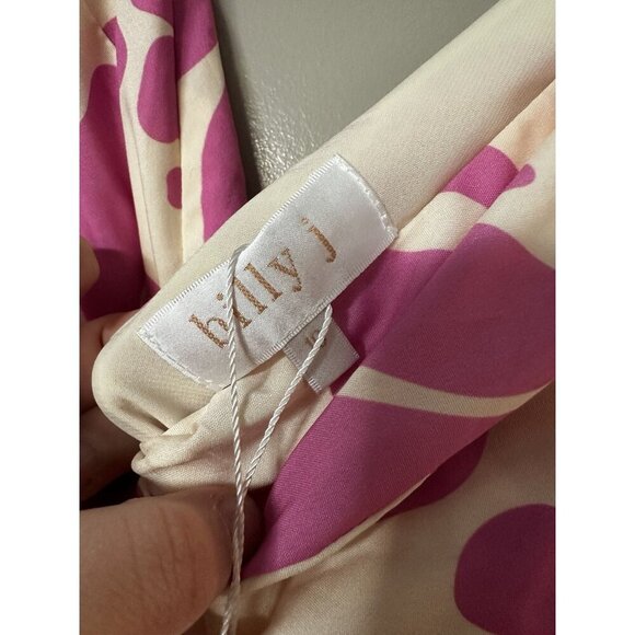 Billy J NWT Juniper Midi Dress Pink Floral Cut Out Dress Size 10 Resortwear - Picture 3 of 8